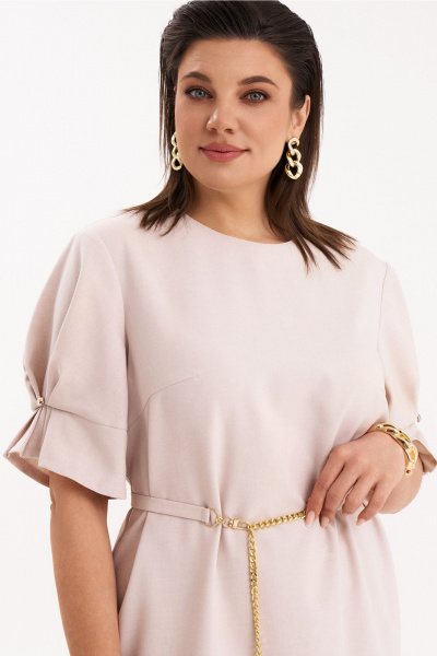 Платье KaVaRi 1110.1 пудровый - фото 6