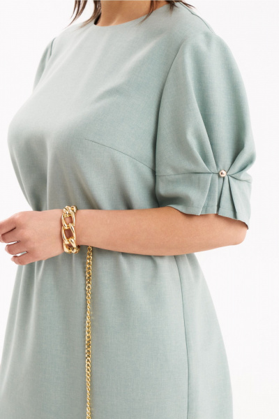 Платье KaVaRi 1110 светло-зеленый - фото 4