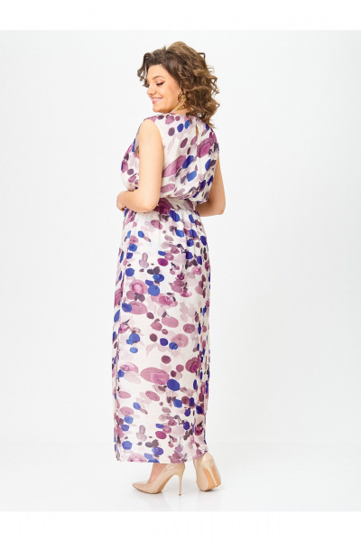 Платье Zlata 4449 синий - фото 2