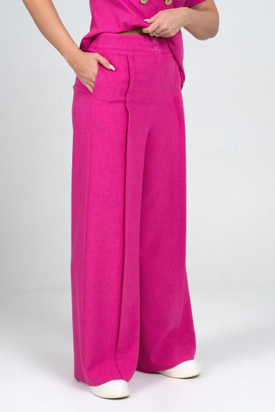 Брюки, жакет Alani Collection 2344 фуксия - фото 6