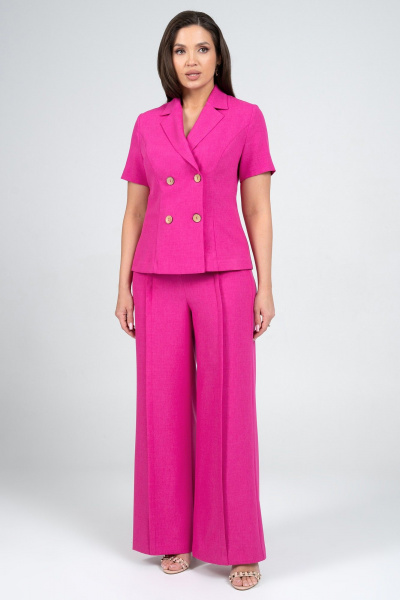 Брюки, жакет Alani Collection 2344 фуксия - фото 1