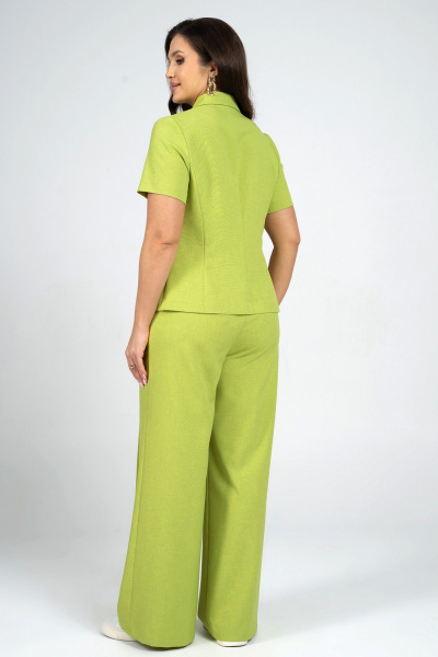 Брюки, жакет Alani Collection 2344 салатовый - фото 7