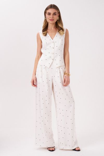 Жилет Панда 15637 молочный - фото 6