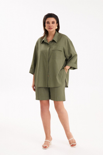 Рубашка, шорты KaVaRi 8047.2 зеленый - фото 7