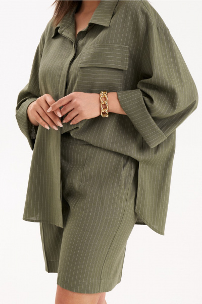 Рубашка, шорты KaVaRi 8047.2 зеленый - фото 6