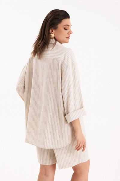 Рубашка, шорты KaVaRi 8047.1 кремовый - фото 3