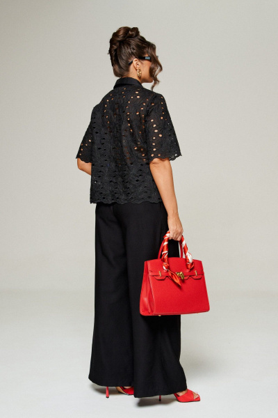 Блуза, брюки Beautiful&Free 6323 чёрный - фото 8