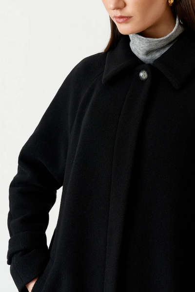 Пальто Nelva 0092 черный - фото 6