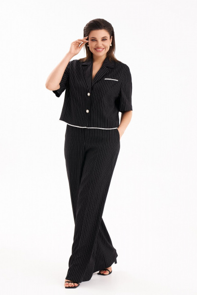 Брюки, жакет KaVaRi 8046 черный - фото 6