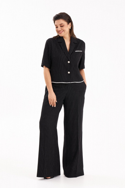 Брюки, жакет KaVaRi 8046 черный - фото 3