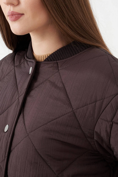 Пальто Nelva 0096 шоколадный - фото 6