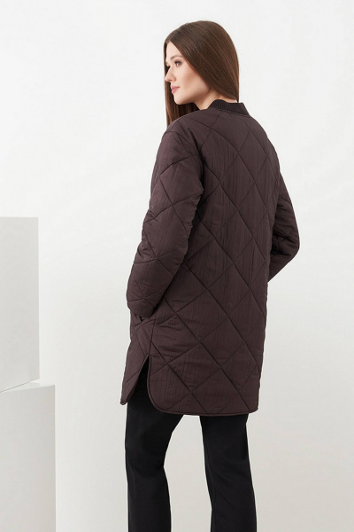 Пальто Nelva 0096 шоколадный - фото 3