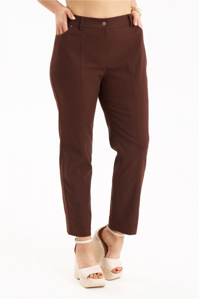 Брюки KaVaRi 3012 коричневый - фото 4