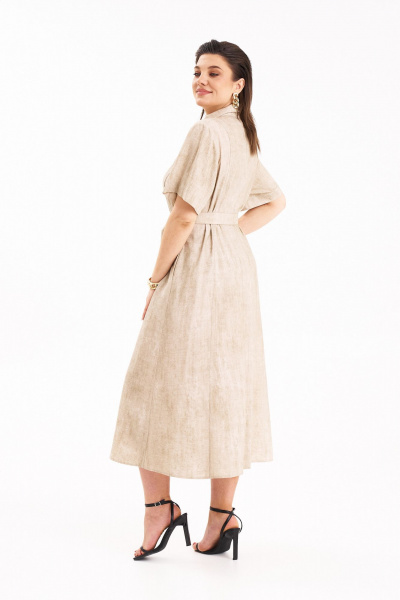Платье KaVaRi 1114 кремовый - фото 17