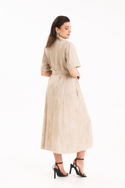 Платье KaVaRi 1114 кремовый - фото 2