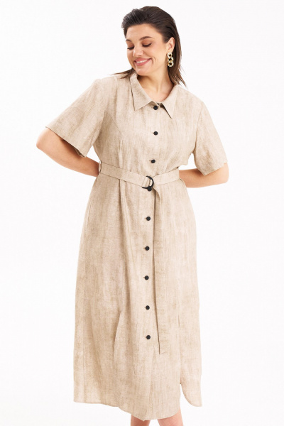 Платье KaVaRi 1114 кремовый - фото 10