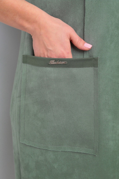 Блуза, сарафан ZigzagStyle 510 светло-зеленый - фото 7