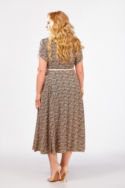 Жакет, платье Swallow 825 светло-бежевый - фото 9