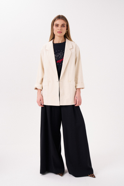 Жакет Панда 180230w светло-бежевый - фото 2