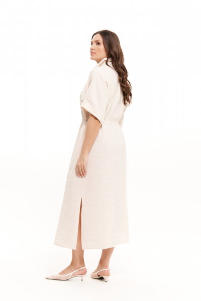 Платье Панда 18580 бежевый - фото 5