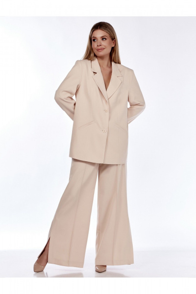 Брюки, жакет Медея и К 2266 бежевый - фото 4
