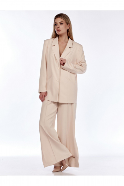Брюки, жакет Медея и К 2266 бежевый - фото 3