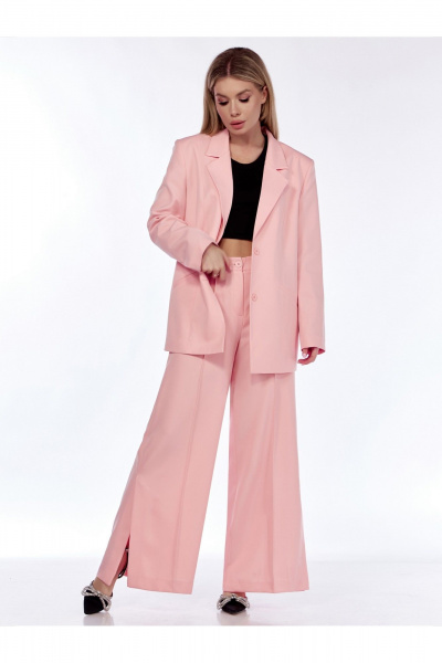 Брюки, жакет Медея и К 2266 розовый - фото 8