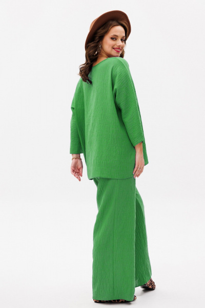 Блуза, брюки Anastasia 1213 зеленый - фото 3