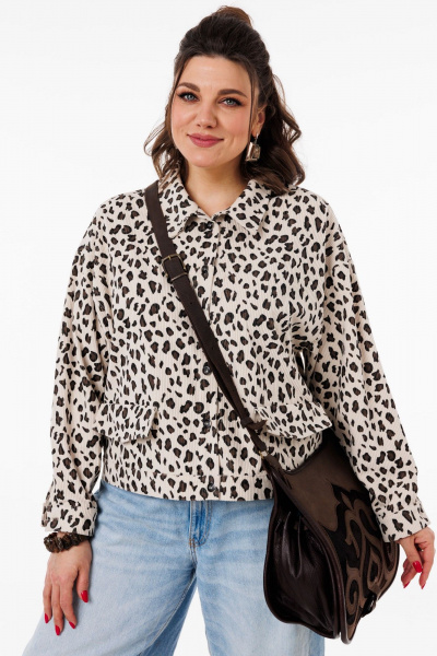 Жакет Anelli 1528 песочные_пятна - фото 9