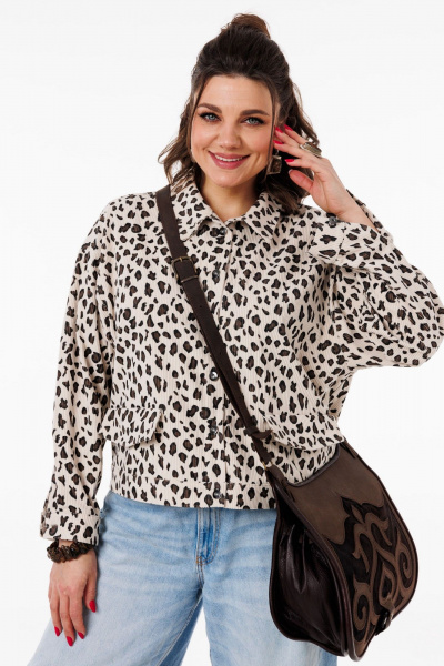 Жакет Anelli 1528 песочные_пятна - фото 3