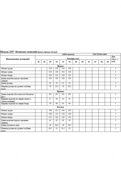 Блуза, брюки, жакет Медея и К 2257 - фото 18