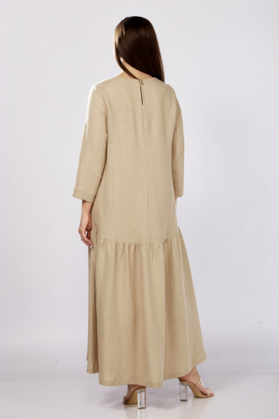 Платье MALI 424-006 темно-бежевый - фото 10
