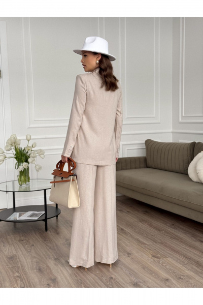 Брюки, жакет Dilana VIP 1992 песок - фото 6