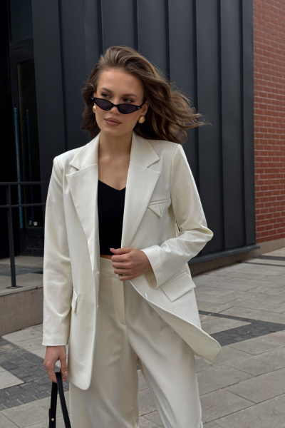 Жакет THE.WOMAN 0307 молочный - фото 1