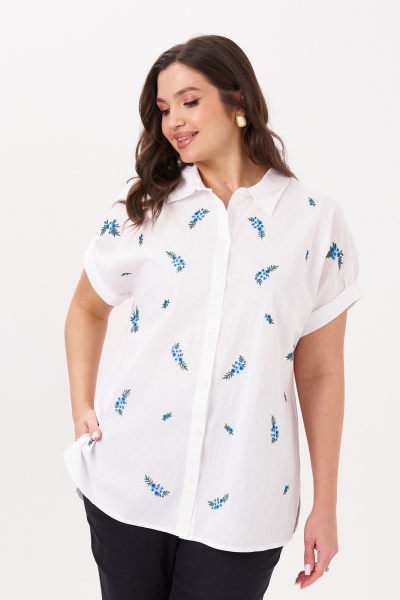 Блуза Панда 91848w белый - фото 1