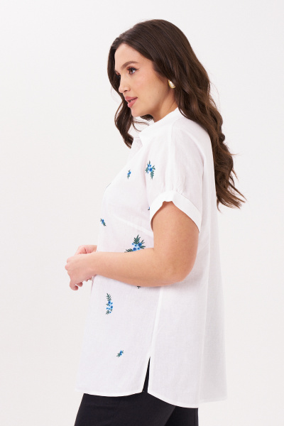 Блуза Панда 91848w белый - фото 3