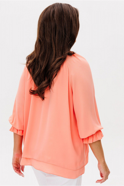 Блуза Mislana 791 коралл - фото 2