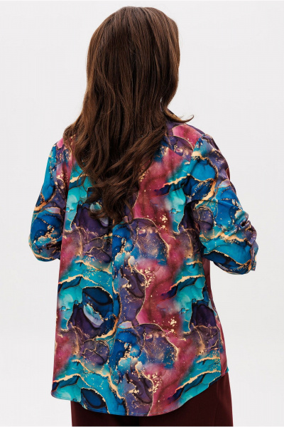 Блуза Mislana 1149 мрамор - фото 6