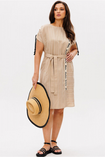 Платье Mislana 1664 беж - фото 7