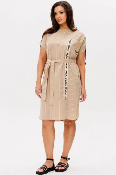 Платье Mislana 1664 беж - фото 4