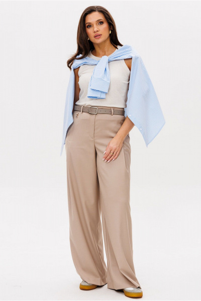 Брюки Mislana 1215 песочный - фото 7