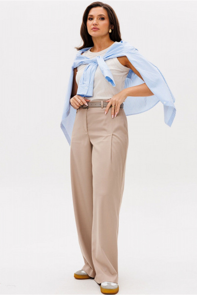 Брюки Mislana 1215 песочный - фото 5