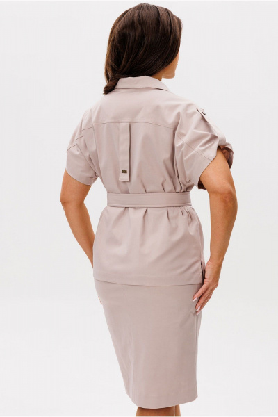 Блуза, юбка Mislana 1216 розовый_песок - фото 11