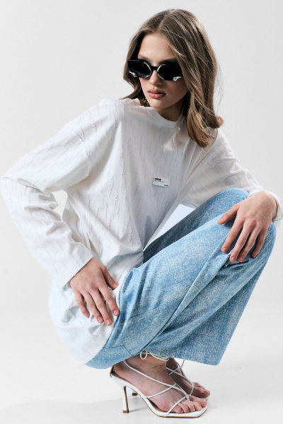 Лонгслив MilMil 1184 белый - фото 8