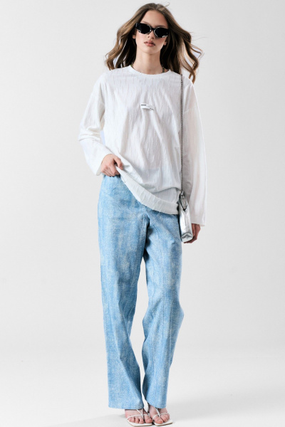 Лонгслив MilMil 1184 белый - фото 1