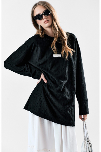 Лонгслив MilMil 1184-2 черный - фото 3