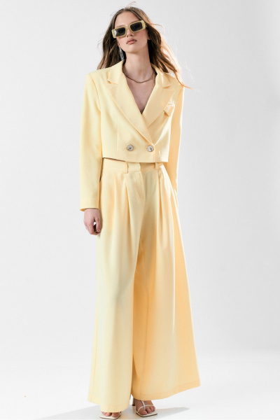 Брюки, жакет MilMil 1189 желтый - фото 9