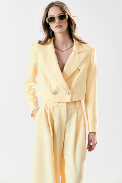 Брюки, жакет MilMil 1189 желтый - фото 7