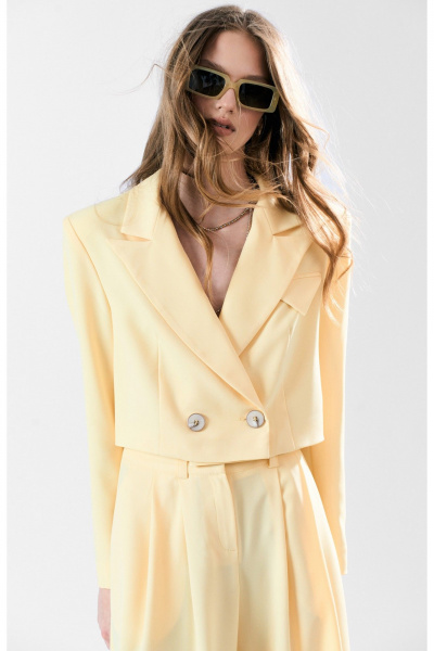 Брюки, жакет MilMil 1189 желтый - фото 2