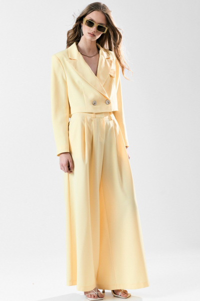 Брюки, жакет MilMil 1189 желтый - фото 1